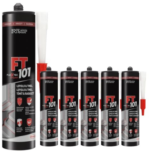 Montagekleber, Konstruktionskleber, Baukleber FT 101 - braun (6 x 280ml)