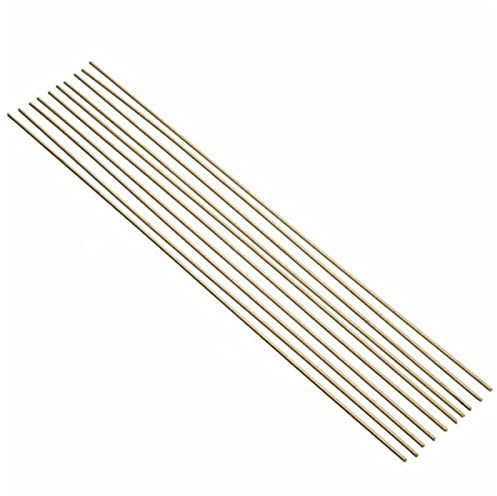 Baguette de soudage TIG en aluminium, 10 pièces 1,6x250mm tiges laiton fils bâtons or for réparation brasage soudure baguettes