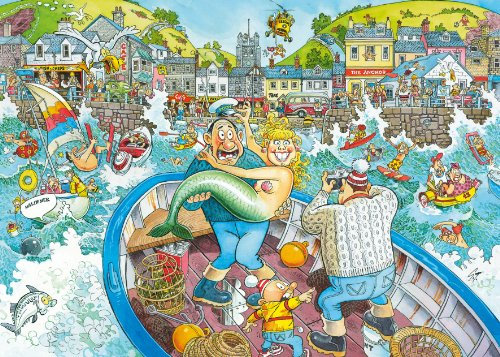 Wasgij 16 Catch of The Day Puzzle mit 1000 Teile