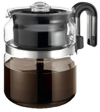 One-All Stovetop Percolator 8 Cup 7 in. Dia. X 5.6 in. H Black Handle