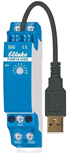 Eltako RS485-Bus-Gateway, 1 Stück, FGW14-USB-RS485