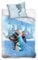 Familando Wende-Bettwäsche Die Eiskönigin 135x200 + 80x80 cm · Linon Bettwäsche aus 100% Baumwolle · Kinder-Bettwäsche mit Frozen Motiv und Reißverschluss