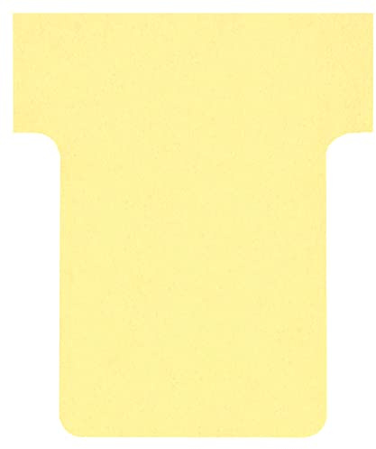 Nobo Kartentafel Zubehör T-Karten, Größe 1.5, 100 Stück, gelb