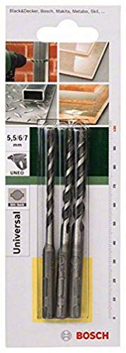 Bosch 3 Piece Uneo Multi-Purpose Drill Bit Set