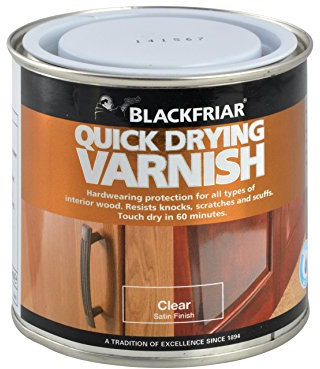 Blackfriar QDDVCS500 Quick Drying Duratough Interior Varnish Clear Satin 500ml