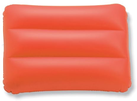 noTrash2003 Aufblasbares Inflatable Strandkissen oder Schwimmkissen Beachkissen Kissen Strand Urlaub 32 cm x 24 cm PVC (Rot)