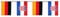 Flaggenfritze® Freundschaftskette Deutschland - Kroatien