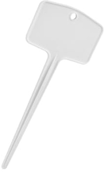 Elho Green Basics Pflanzstift S (set/5) - Weiss - Draußen - L 0.4 x W 6.3 x H 6.3 cm
