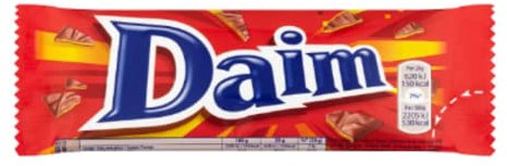Daim Schokolade Einzelriegel (36x 28g), 36er Pack