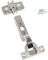 BLUM Clip top Mini-Scharnier | Möbelband; Innenanschlag, 2 Stück inkl. Montageplatten, Schrauben und Montageanleitung