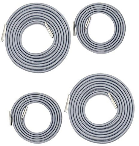 SGerste Universal-Ersatzschnüre, Reparatursatz für Zero-Gravity-Stuhl, Liegestuhl, Lounge-Sessel, 4 Stück, grau
