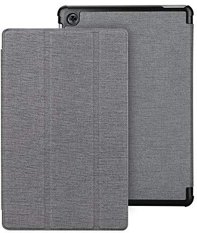 Foluu Schutzhülle für Huawei MediaPad M5 Lite 10, 25,7 cm (10,1 Zoll), schlank, leicht, dreifach faltbar, intelligent, PU, automatische Sleep/Wake-Funktion, magnetisch, für Huawei MediaPad M5 Lite 10