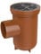 110mm Underground Drainage Single Inlet Bottle Gully. STAPLEFORDS - Made in Britain