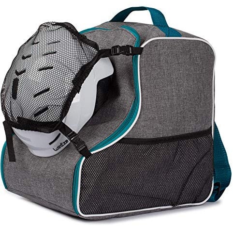 Ferocity Premium Skischuhtasche Helmtasche Skistiefeltasche Mit abnehmbarer Netztasche Len Turquoise mit Netz [054]