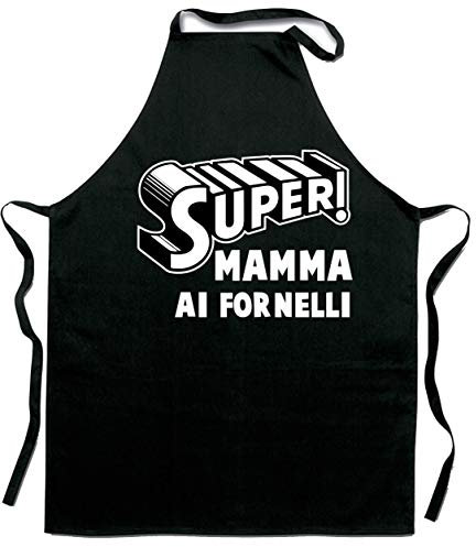 bubbleshirt Grembiule da Cucina Divertenti Mamma ai fornelli - Idea Regalo