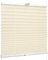SchattenFreude Klemmfix-Plissee für Fenster | Mit Klemm-Haltern | Ohne Bohren | Creme, Breite: 35cm x Höhe: 130cm