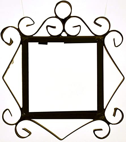 Azulejos de cerámica para números de casa y marcos, diseño de playa española, tamaño 15 cm x 15 cm (marco de 2 azulejos)