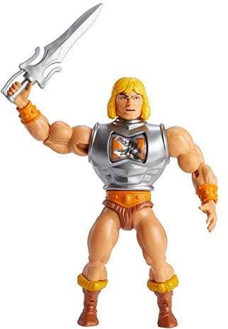 Masters of the Universe GVL76 - Origins Deluxe He-Man Actionfigur, ca. 14 cm groß, Geschenk für 6- bis 10-Jährige und erwachsene Sammler