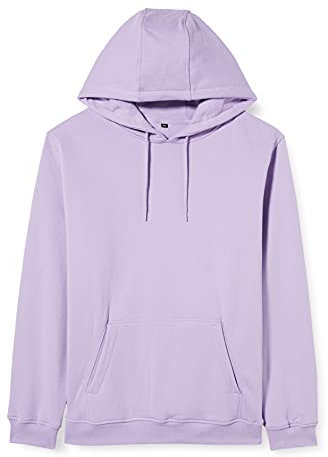 Build Your Brand BY011-Heavy Hoody, Felpa con Cappuccio Uomo, Viola (Lilac), S