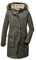 G.I.G.A. DX Damen Gw 24 Wmn Prk Casual Funktionsparka Parka mit Kapuze, oliv, 38 EU