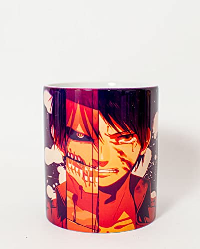 TusPersonalizables.com Taza - Ataque a los titanes - caras - Anime - Manga