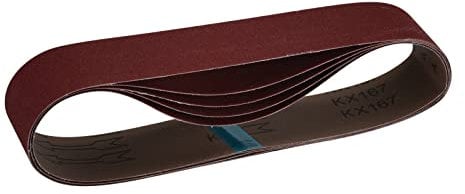 Draper 09219 Lot de 5 bandes abrasives en tissu Rouge Taille unique 50 x 686 mm Grain 180