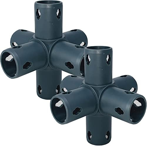 Moveandstic 2er Set Raumkupplung 6-armig, titangrau - Kupplung 6 armig Raum …
