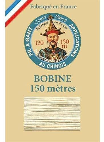 Sajou Bobine de Fil à Gant - Patchwork et Appliqué Au Chinois - Fabriqué en France - Coloris 312 : Ecru