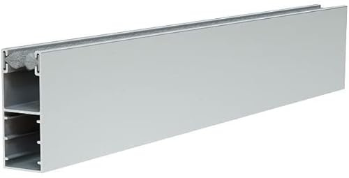 insektenschutz-rollladen-shop-1000-FeRo Führungsschiene Alu für Mini Vorbaurollladen Rolladen 53x22mm + Bürstendichtung (220cm, dunkelbraun)