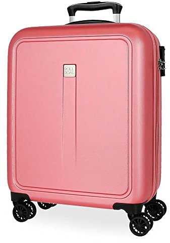 ROLL ROAD Cambogia Valigia da cabina rosa 40 x 55 x 20 cm Rigida ABS Chiusura a combinazione laterale 37 L 3,08 kg 4 ruote doppie equipaggiamento a mano