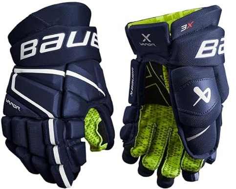 Bauer Vapor 3X Handschuhe Junior, Größe:11 Zoll, Farbe:schwarz