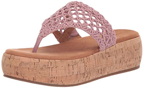 Lucky Brand Jaslene - Sandalias de plataforma para mujer, Lilas, 42 EU