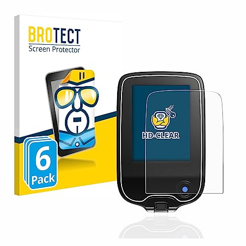 BROTECT Schutzfolie für Freestyle Libre | 6 Stück Transparenter Displayschutz Made in Germany Klare Displayschutz-Folie Clear Einfache Montage Case-Friendly