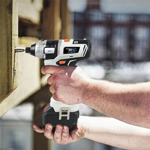SACLMD Lithium Ion Combo Kit,Tool Cordless Power Tool Set,Power Tools Combo Kit Bundle,Brushless Cordless Combo Kit,Used for Homes and Gardens,TwoBatteries