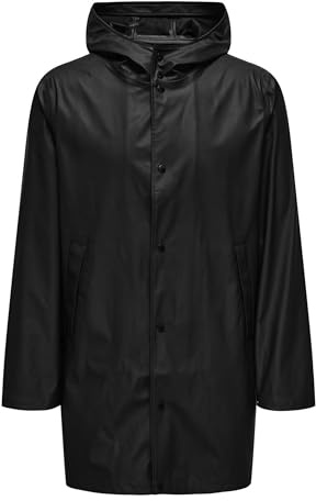 Only & Sons Herren Onsluca Rain Coat Otw Regenmantel (1er Pack)