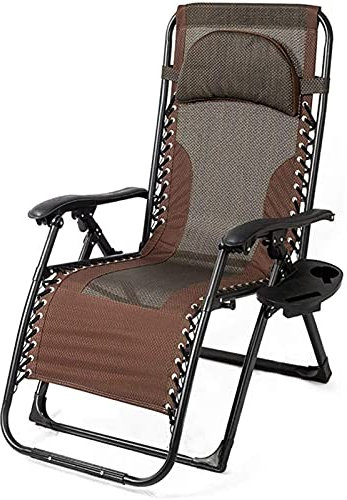 XIUKANGNB Liegestuhl, klappbar, Liegestuhl, Zero Gravity Lounge Chair, Liegestuhl, verstellbar, klappbar, Rasenstuhl für Deck, Terrasse, Pool, Strand, Sonnenliege, Gartenstühle Safehappy