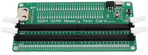 Tonysa DDR4 Speichertester, Desktop Computer DDR4 Testkartensteckplatz Diagnoseanalysator mit Licht für Notebook