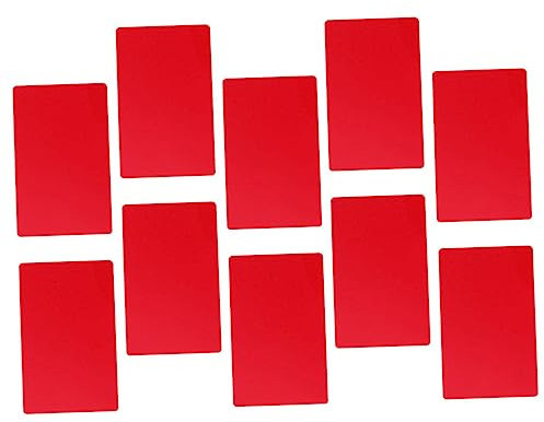 Lurrose Aluminium-visitenkarten 100 Stück Blanko Beschichtet Zum Drucken Für Individuelle Gravur Sublimation