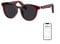 GetD Bluetooth Glasses,Open-Ear Smart Glasses,Large Round Polarized Sunglasses,Bluetooth5.4 Audio Glasses,anti-sound leakage, call noise reduction,UV Protection Lens Unisex design