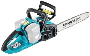 16 Inch Brushless Chainsaw Cordless Electric Chain Saw Wood Cutting Garden Pruning Power Tools Fit for Makita 18V Battery(No Battery)
