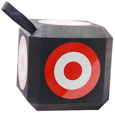 Sosoport Handgehaltene Bogenschieß-Zielscheibe Sechseitige Eva-pfeilzielscheibe Farblich Markiert Wasserfest Leicht Tragbar Für Outdoor-bogenschießen Und Jagdtraining Erwachsene