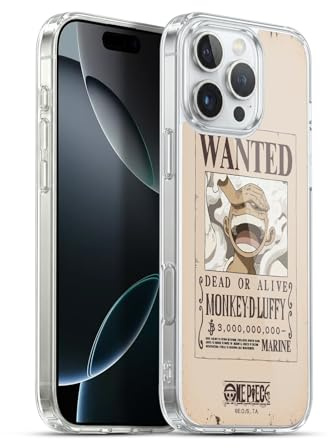 Head Case Designs Officially Licensed One Piece Luffy Gear 5 Poster Graphic Art Gel Case [Military Grade Protection] Compatible with Apple iPhone 16 Pro Max and Compatible with MagSafe