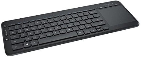 Microsoft All-in-One Media Keyboard Tastatur RF Wireless Englisch Schwarz - Tastaturen (Standard, Wireless, RF Wireless, Schwarz)