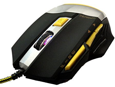 Gammec MOGM02 Mouse Gaming, GM 2, New 7 Tasti Luminoso in 7 Colori