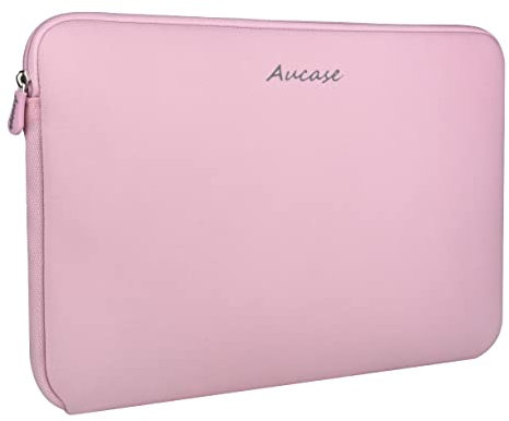 Aucase Laptop Case Sleeve 13.3 14 Inch, Thickest Lightest Water Resistant Neoprene Protective Laptop Bag for Men and Women, Compatible with MacBook 15.3''/ Air 15'' M3 M2, Chromebook