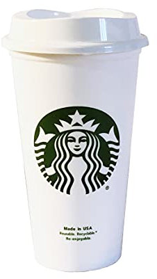Starbucks Wiederverwendbare Kunststoff Reisebecher für unterwegs, 473 ml, 5 Stück