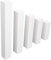 Universal Fussleisten Eckturm | MDF WEISS | (ohne Fase) | 65 mm / 10 Stück