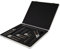 Ulmia Präzisions-Winkel-Set Black Edition (inkl. Koffer, Präzisionswinkel + Präzisionsgehrmaß, Stahllineal, Druckminenbleistift. Werkzeug 196610 Holz