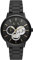 Armani Exchange montre pour homme, mouvement chronographe et boîtier de 42 mm avec bracelet en acier inoxydable, cuir ou silicone, Noir de jais et ton or, 42MM