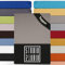 STUDIO Basic Topper Spannbettlaken 200x200cm – Jersey-Spannbetttuch aus 100 % gekämmter Baumwolle – Taupe – bügelfrei, elastisch & Oeko-TEX Zertifiziert – für Topper 4–14 cm